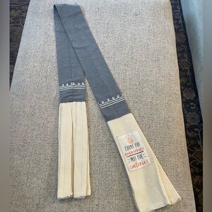 Gray and Cream Kitchen Towel boa